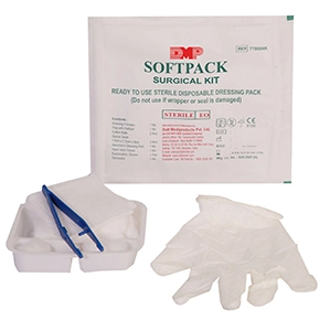 Datt Medi Softpack Surgical Dressing kit 7.5 cm X 7.5 cm