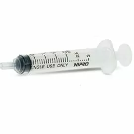 Nipro Syringe 2.5ml 27G*1.5 inch - 100 Units Pack