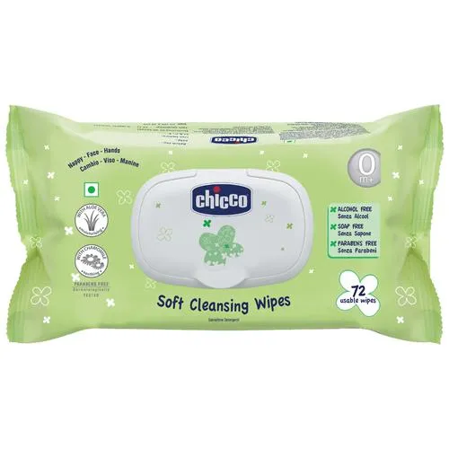Chicco Baby Moments Soft Cleansing Wipes 72PCS