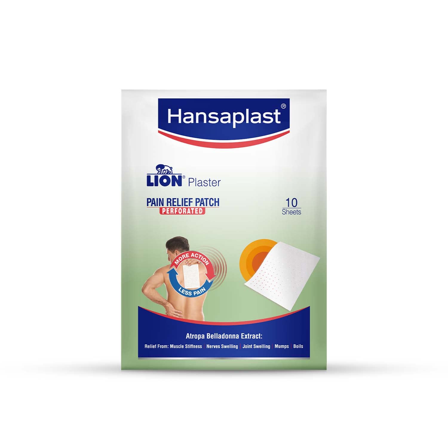 Hansaplast Lion Heat Plaster -10 SHEEETS