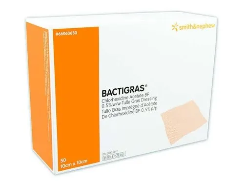 Bactigras Chlorhexidine Gauze Dressing 10cm*30cm-10 foils