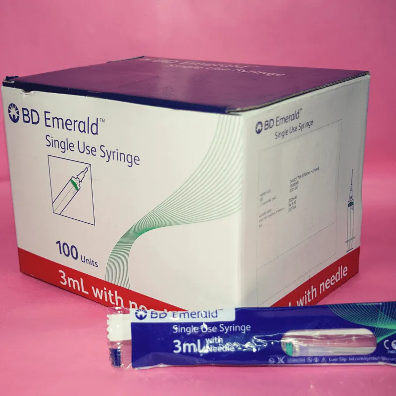 BD 3ml Syringe - 100 Units Pack