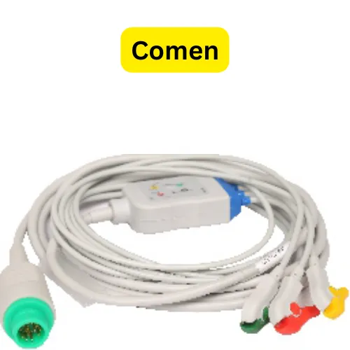 ECG-EKG Cable- Comen-3 leads compatible