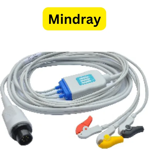 ECG-EKG Cable- Mindray-3 leads compatible