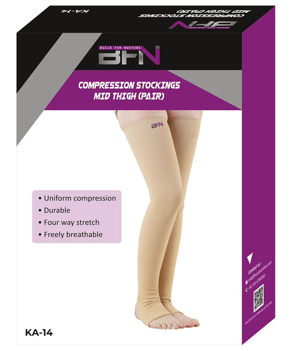 BFN Compression Stocking Mid Thigh (Pair)