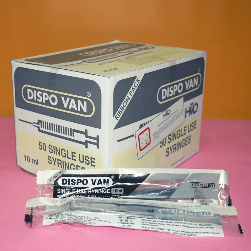 Dispo Van Syringe 10ml - 50 Units Pack