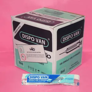 Dispo Van Syringe 5ml - 100 Units Pack
