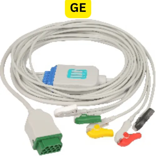 ECG-EKG Cable- GE -5 leads Compatible