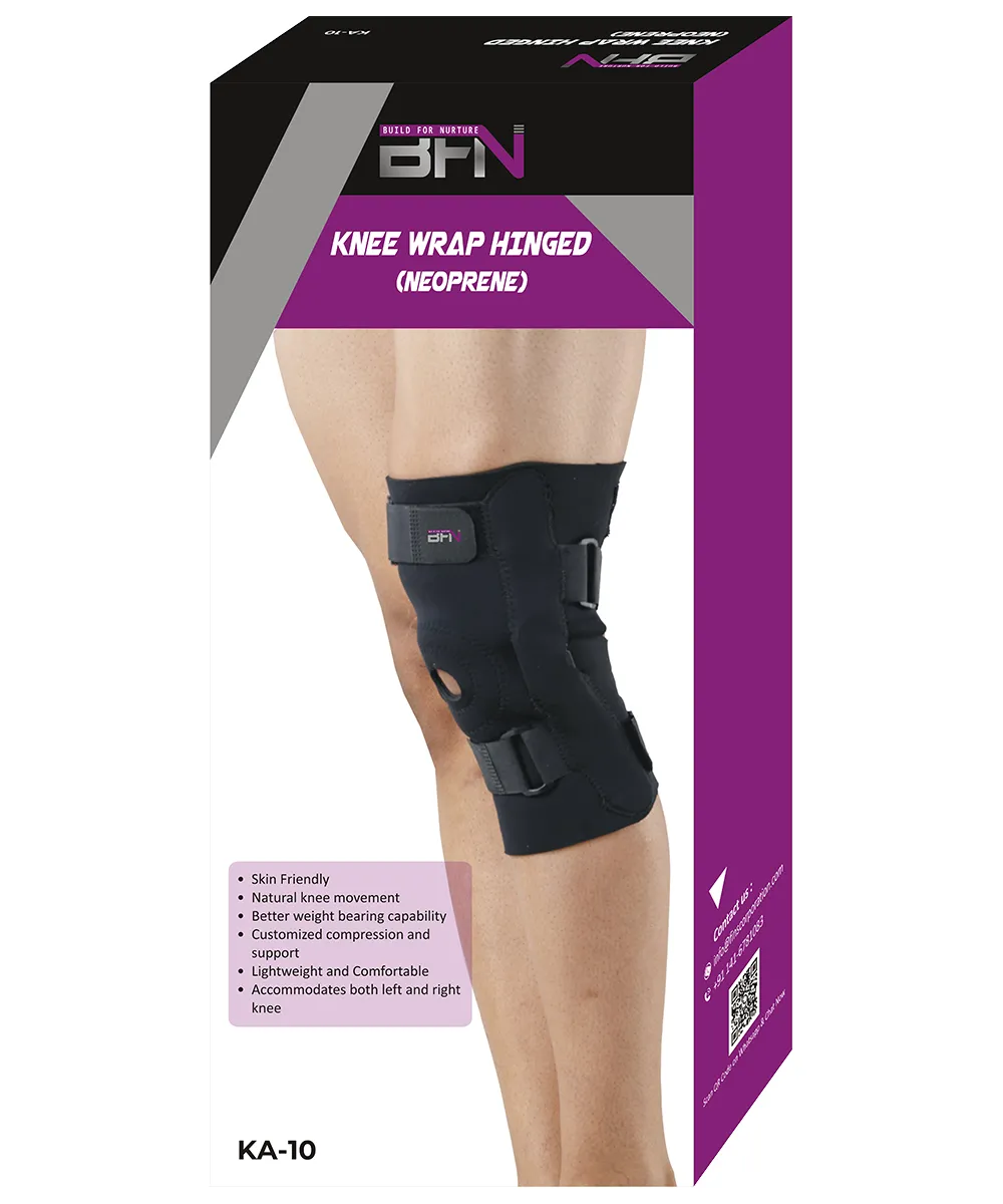 BFN Knee Wrap Hinged (Neoprene)