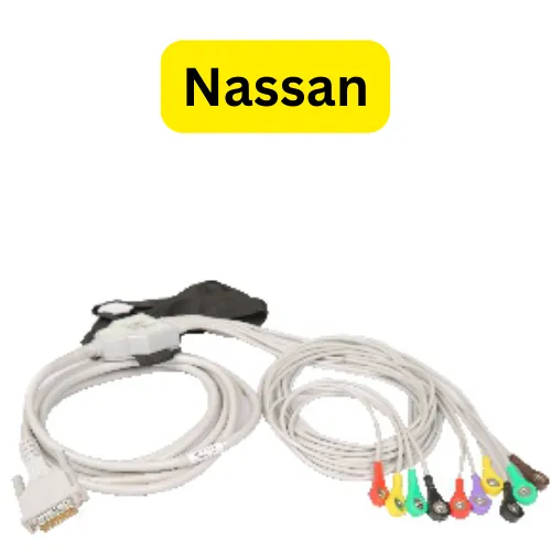 ECG-EKG Cable- Nassan -10 leads Compatible