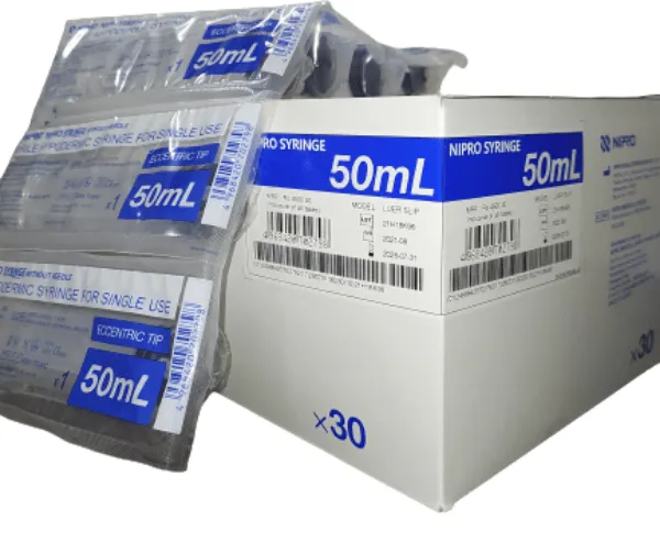 Nipro Syringe 50ml - 30 Units Pack