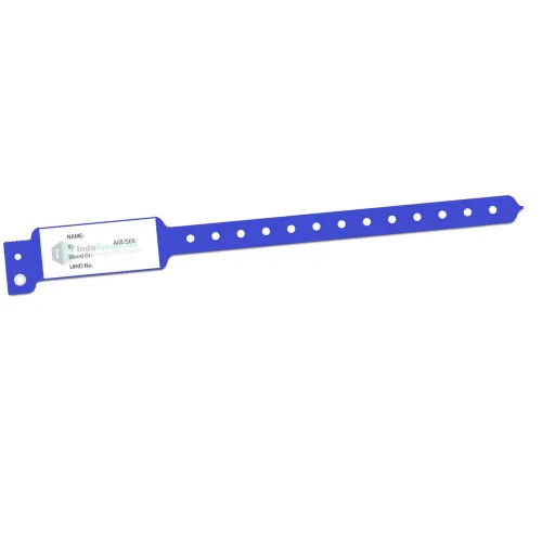 Patient ID Band Adult Blue Male