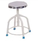 Revolving Stool With Foot Rest Ring – 4 LEGS, S.S. Top