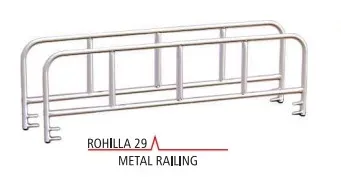 Railing for bed metal