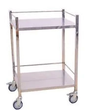 Instrument Trolley With Railing 24”X18”All S.S. (304 SS)