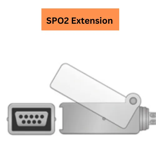 Spo2 sensor probe - Spo2 Extension Monitors compatible -3Mtr Cable