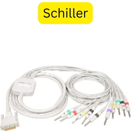 ECG-EKG Cable- Schiller -10 leads Compatible