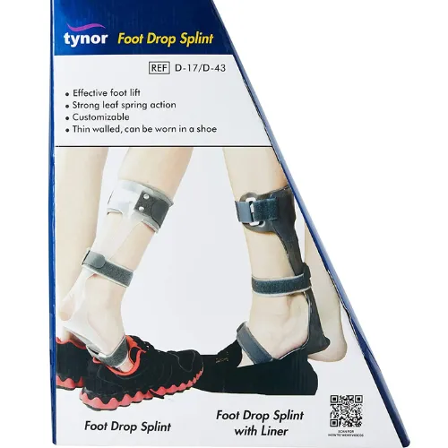 Tynor Foot Drop Splint for Right Foot (Large)