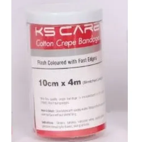 K. S. Care Cotton Crepe Bandage 10 cm x 4 mtr