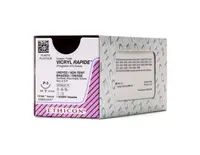 Ethicon Vicryl Sutures USP 7-0, 3/8 Circle Spatulated TG 140-8 Double Needle - W9561