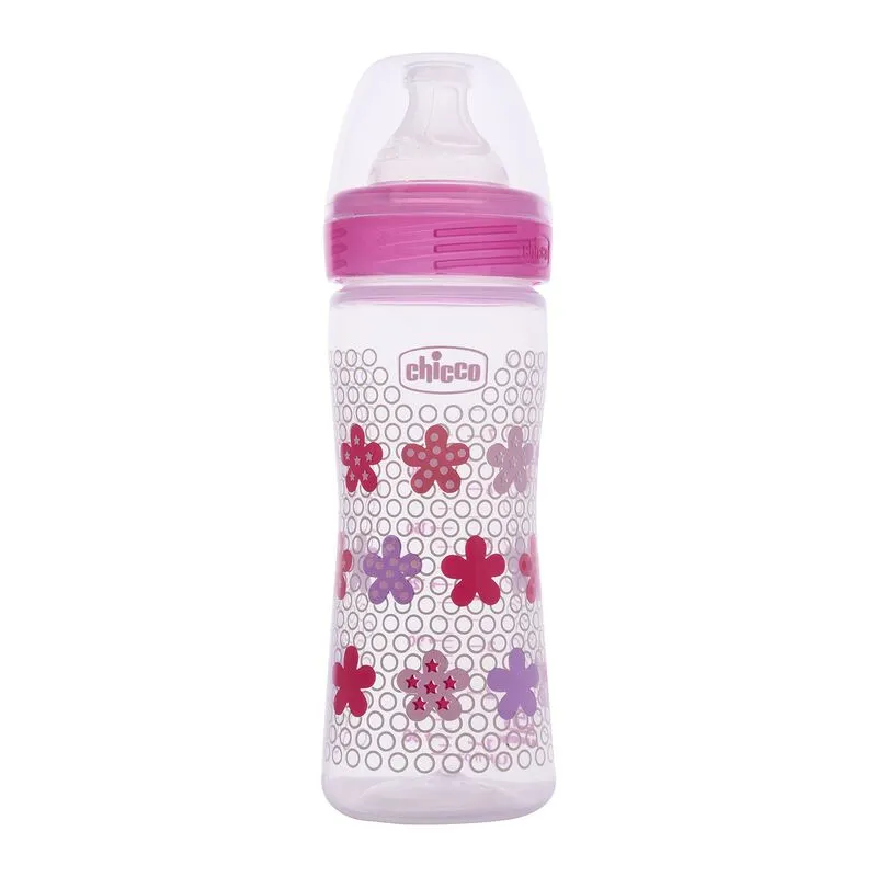 Chicco Well-Being Green Feeding Bottle 250 ml
