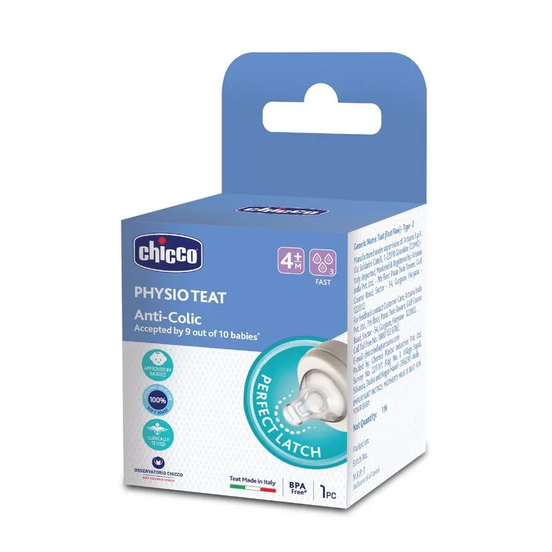 Chicco Benessere Well-Being Silicone Nipple 4+M