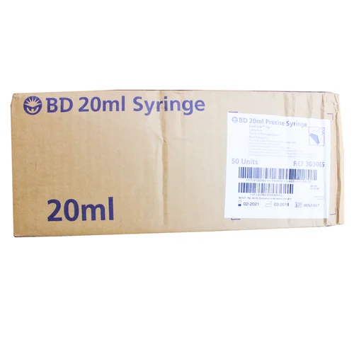 BD Luer Lock Syringe 20ml without Needle