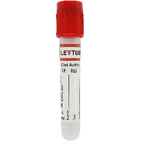Lev-Lock Blood Collection Tubes (Clot Activator) -100 Tubes