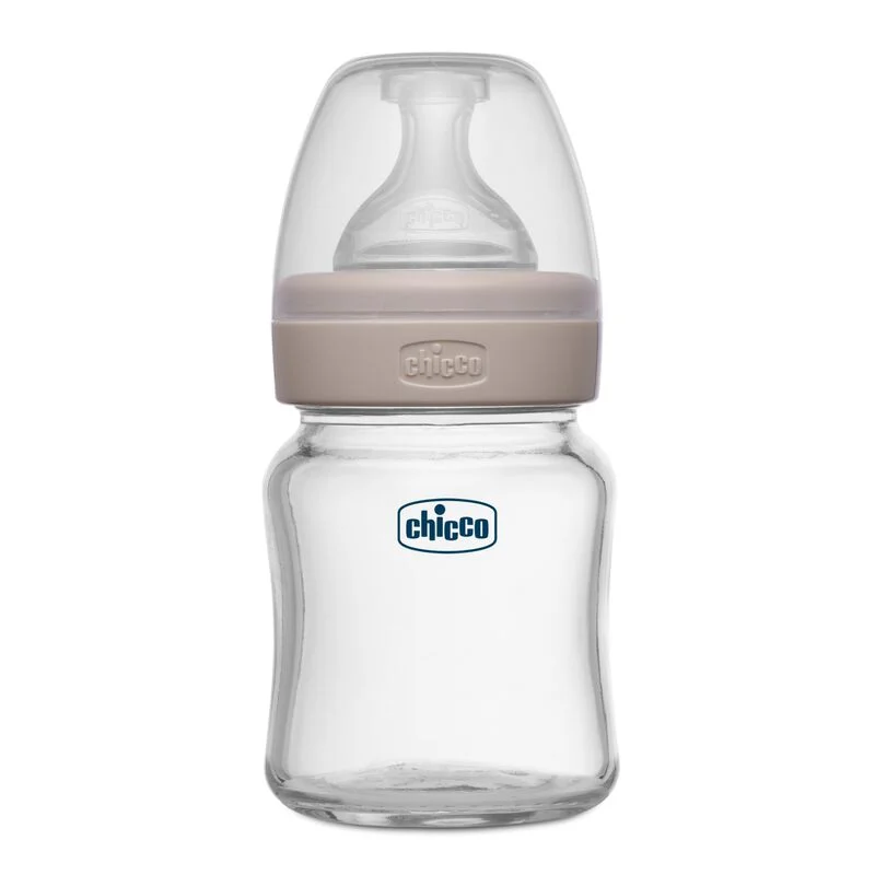 Chicco Glass Feeding Bottles - 120ML