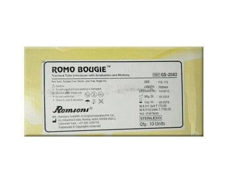 Romsons Romo Bougie Tracheal Tube Introducer