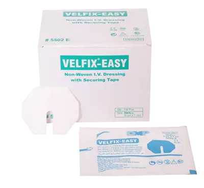 Datt Medi Velfix -Easy Non-woven sterile IV dressing 6 cm x 7 cm