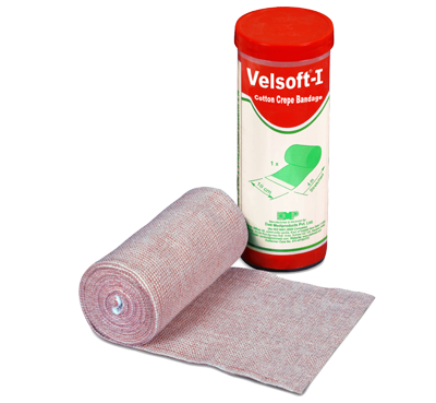 Datt Medi Velsoft-I Elastic Cotton Crepe Bandage 15 cm x 4.5 m